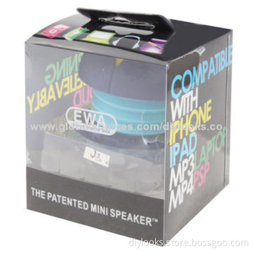 Hamburg Style Retractable Portable Mini Speaker, Built-in Rechargeable Lithium Battery